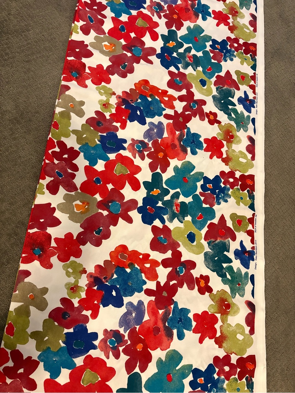 IKEA of Sweden Floral cotton material